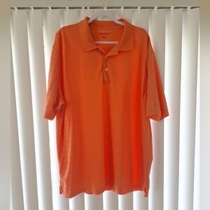 Top Flite Striped Polo Golf Shirt